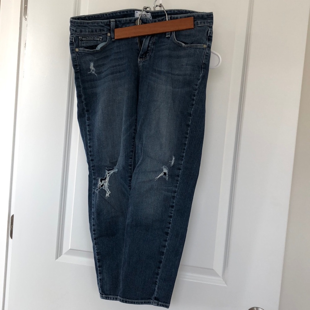 Paige dressed ankle length jeans